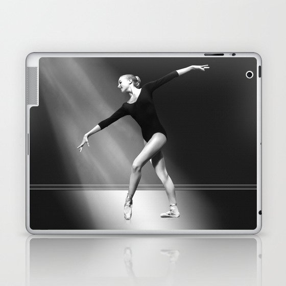 Grace in Black and White Laptop & iPad Skin