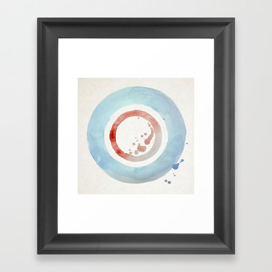 Ring Framed Art Print