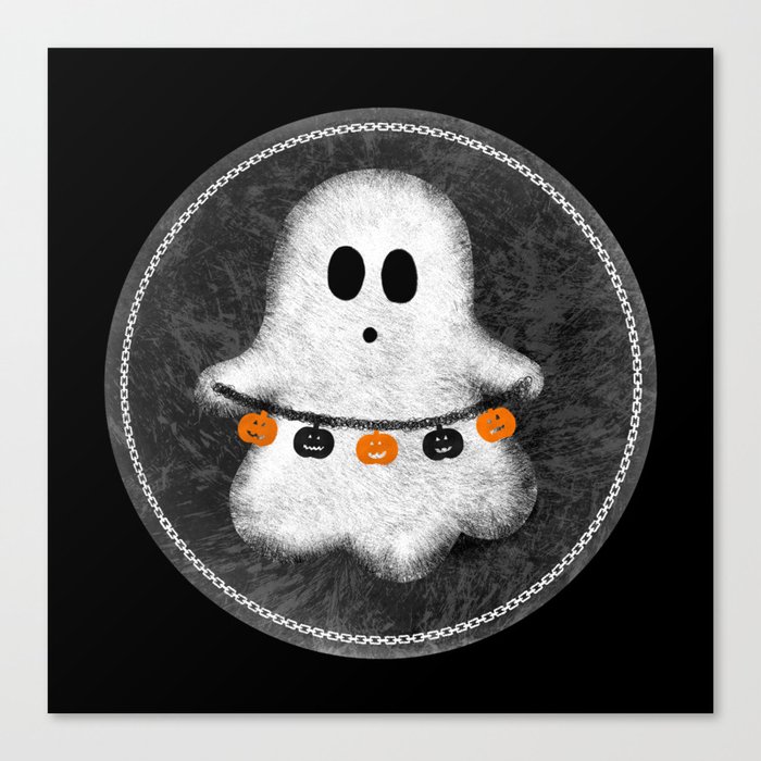 Happy Ghost Canvas Print