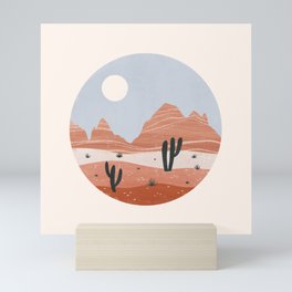 sierra estrella Mini Art Print