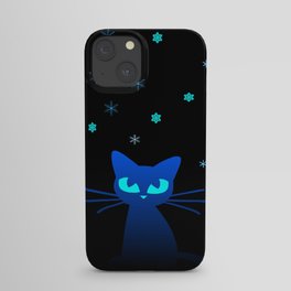 Glow in the Dark Cat iPhone Case