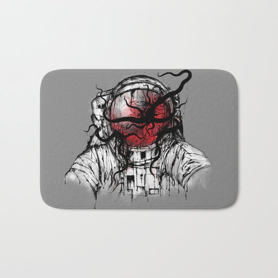 Space Parasitism Bath Mat