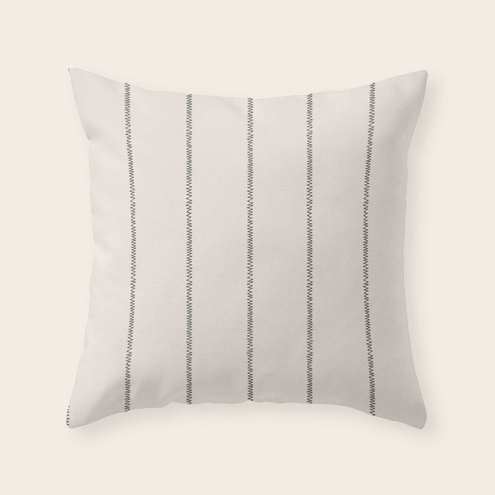 striped throw pillow