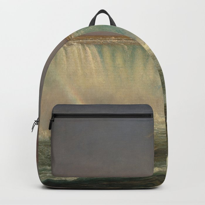 Frederic Edwin Church Niagara 1857 Painting Backpack By Podartist