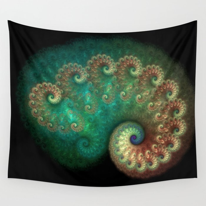 Sequin Seahorse Wall Tapestry