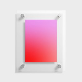 63 Rainbow Gradient Colour Palette 220506 Aura Ombre Valourine Digital Minimalist Art Floating Acrylic Print