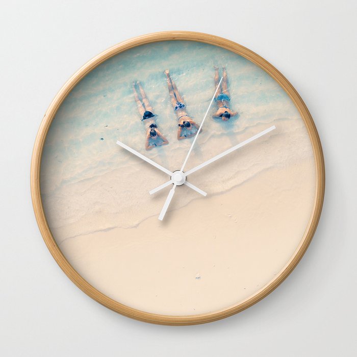 Beach Aerial Wall Clock