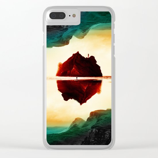 Isolation Island Clear iPhone Case