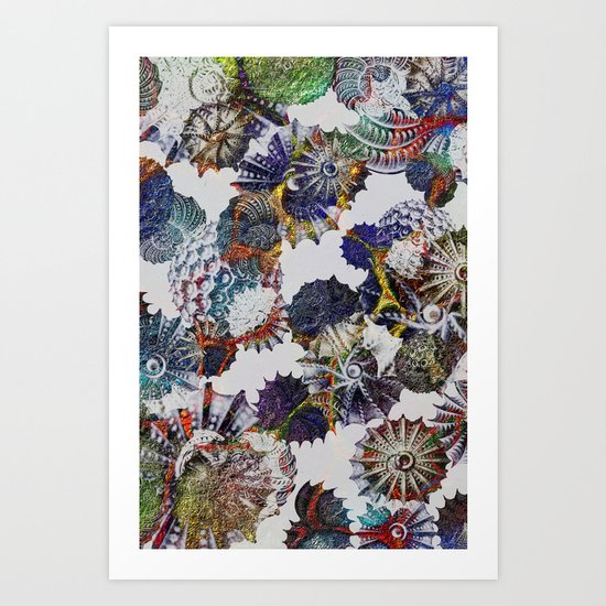 Messages from the Past 2. version Art Print