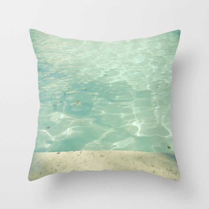 Morning Swim Throw Pillow