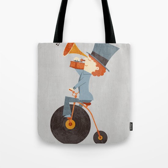 Rolling Old School Tote Bag