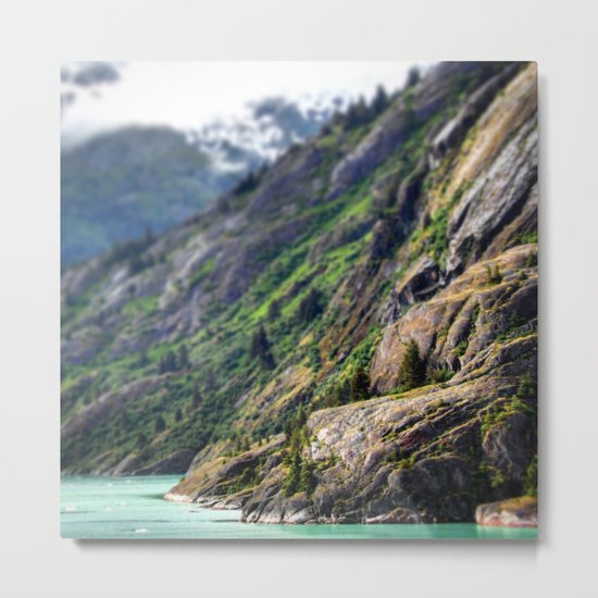 Mountain in Focus Metal Print