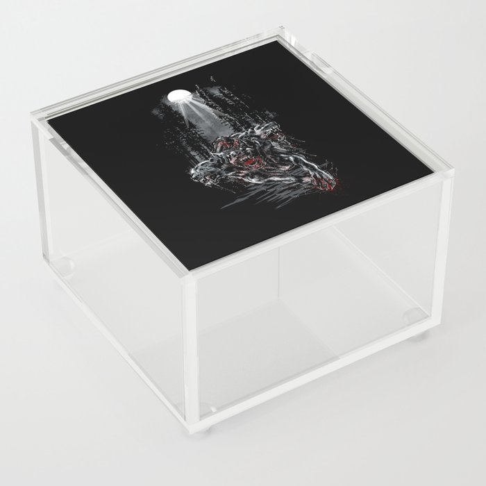 Cerberus Horror Beast Graphic Acrylic Box