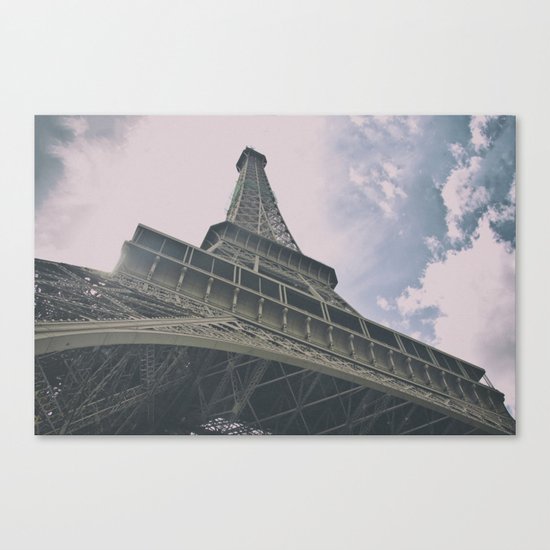 Eiffel Tower in Paris, France. Landmark in France Canvas Print