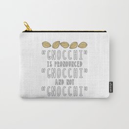Funny Gnocchi Italian Pasta Foodie Gift For Chefs Carry-All Pouch