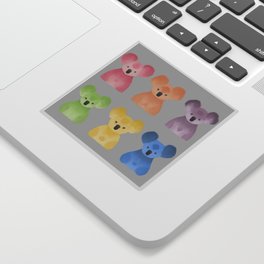 Gummy koala bears Sticker