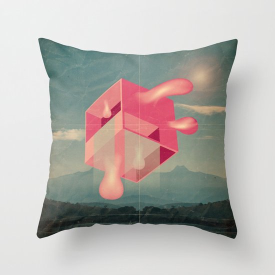 bucolico cubolo Throw Pillow
