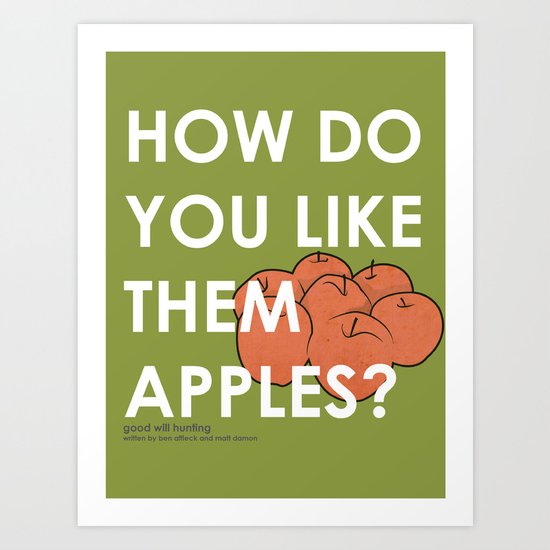 Good Will Hunting Movie Poster. Art Print