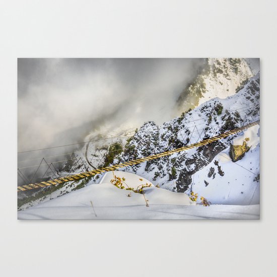 Suspension bridge Canvas Print