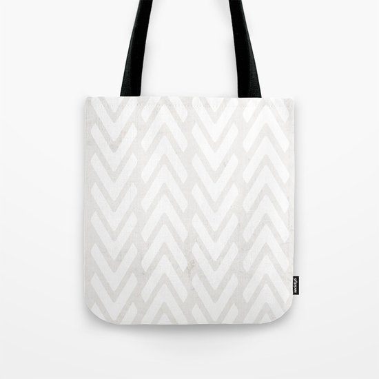 Chevron Tracks Tote Bag