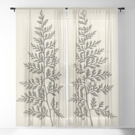 Naturalist Fern Sheer Curtain