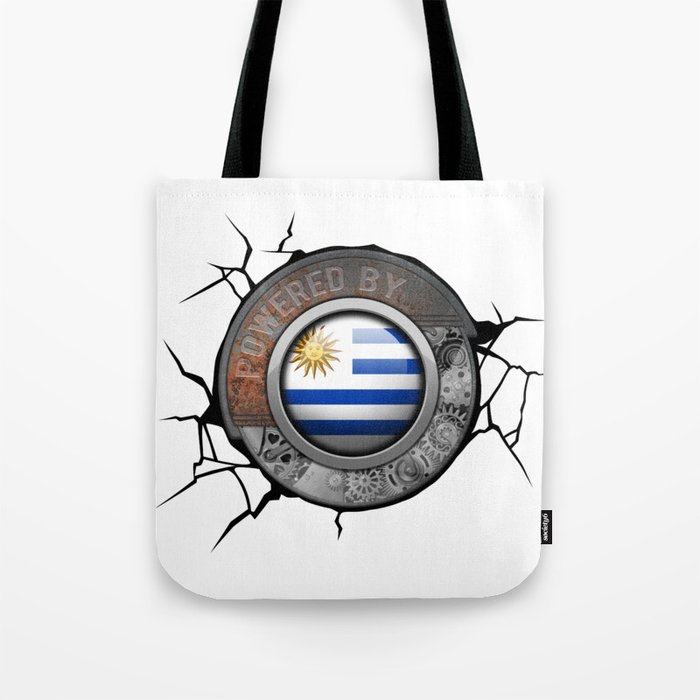 Uruguay Steampunk Engine Powered By Uruguayan National Pride Tote Bag