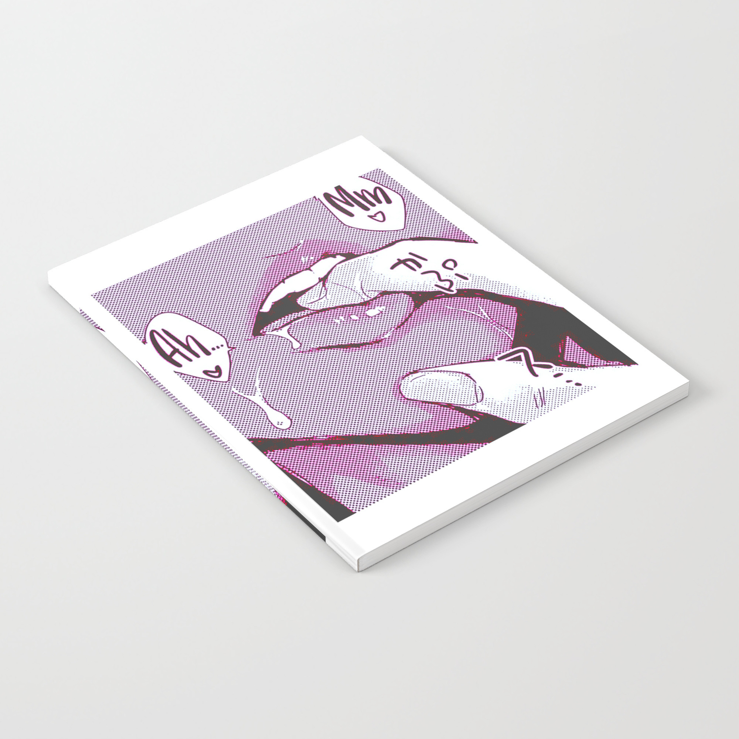 Sexy Anime Aesthetic Pink Wet Dream Notebook By Andrey22007 Society6