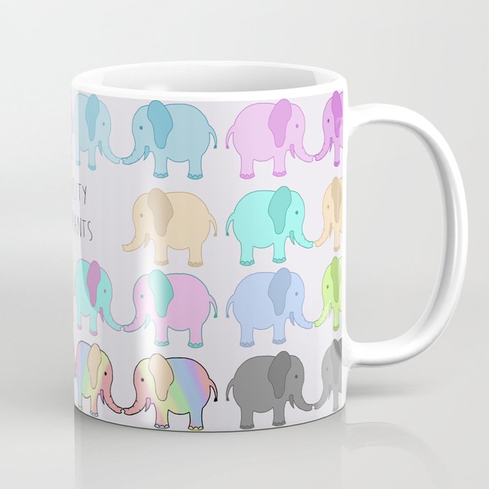 Equality Elephants Coffee Mug