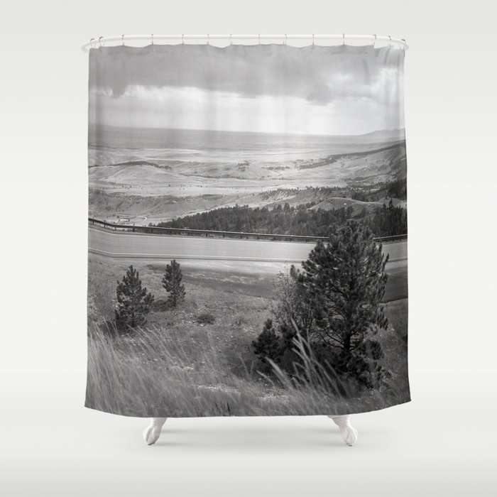 Sheridan Wyoming Grasslands Shower Curtain