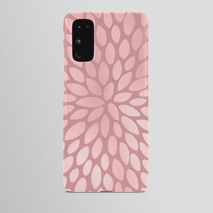 Floral Bloom in Pink Android Case