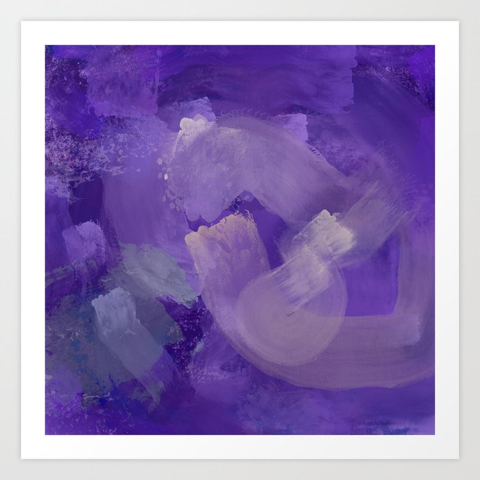 Abstrarium #35 Delights Of Time Abstract Painting Art Print