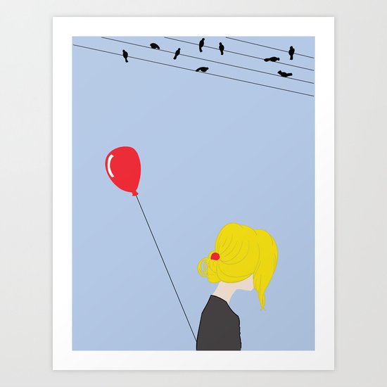 happiness in misery Art Print