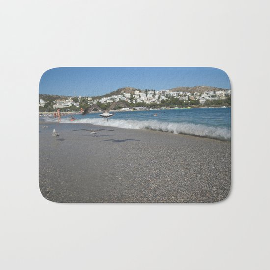 Seagull Beach Greece Bath Mat