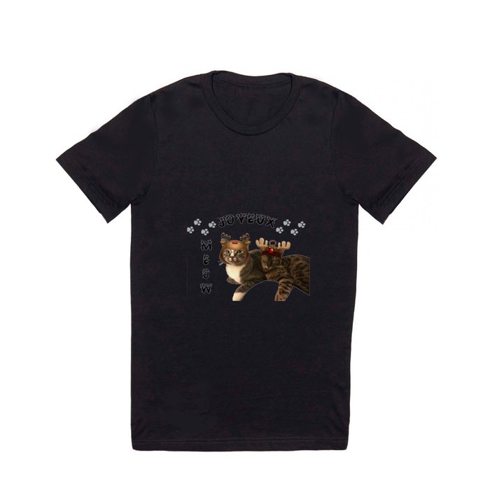 Joyeux Meow T Shirt