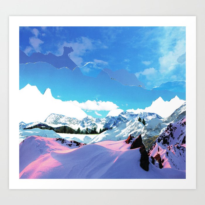 Experiment am Berg 33 Art Print