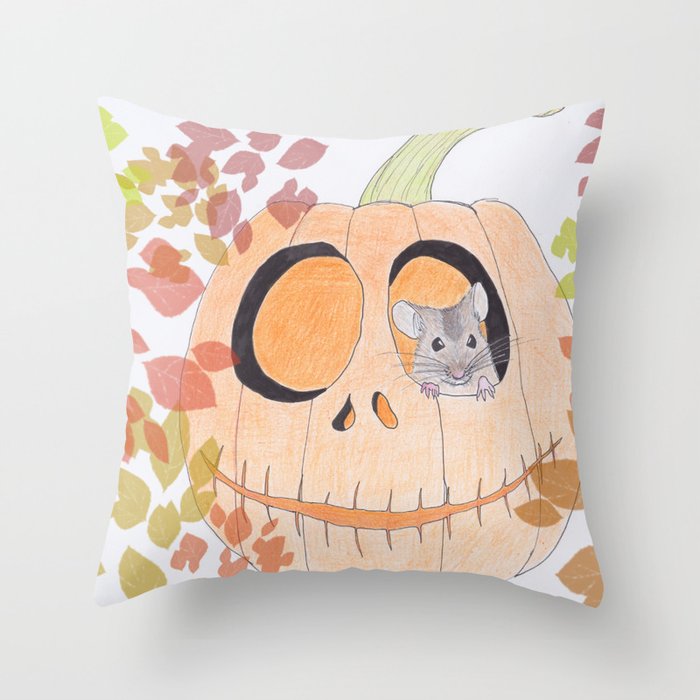 Autumn is here Throw Pillow