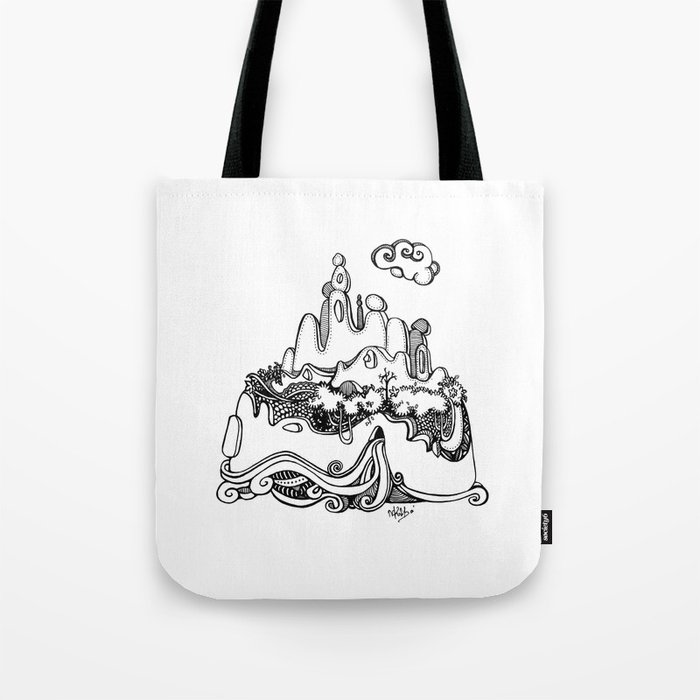 Lonely mountain Tote Bag