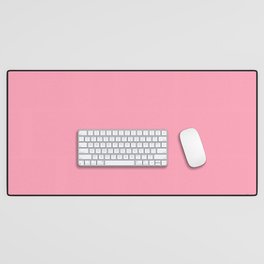 Carnal Pink Desk Mat