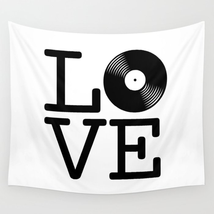 DISC LOVE Wall Tapestry