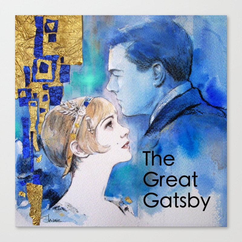 The Great Gatsby Canvas Print By Christinechangart Society6