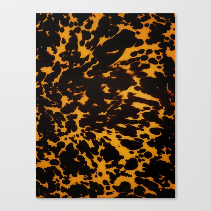 Art Deco Polished Tortoise Shell Canvas Print By Closeddoor Society6