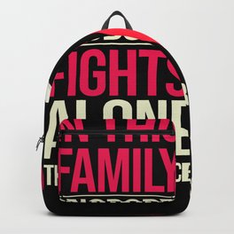 Head and Neck Throat Cancer Ribbon Survivor Backpack