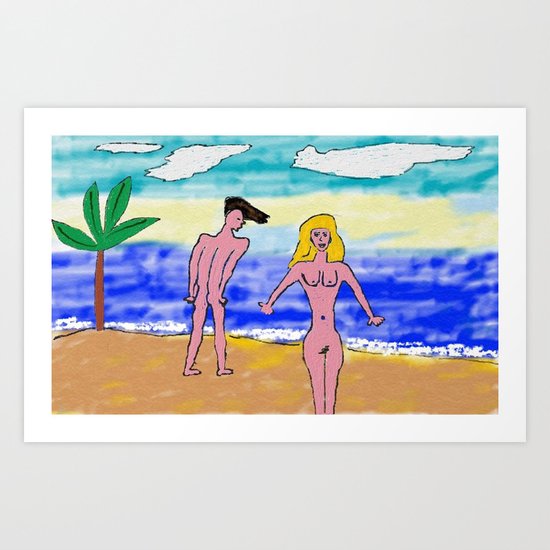 The nudist voyeur Art Print by GiCo88 Society6 photo
