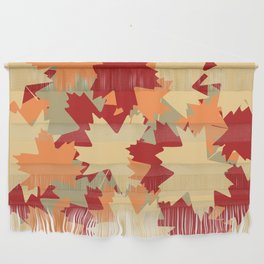 Maple Leaf pattern (Autumn colours) Wall Hanging