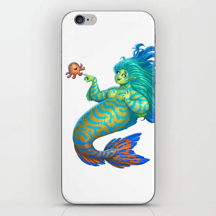 Mandarin Mermaid iPhone Skin
