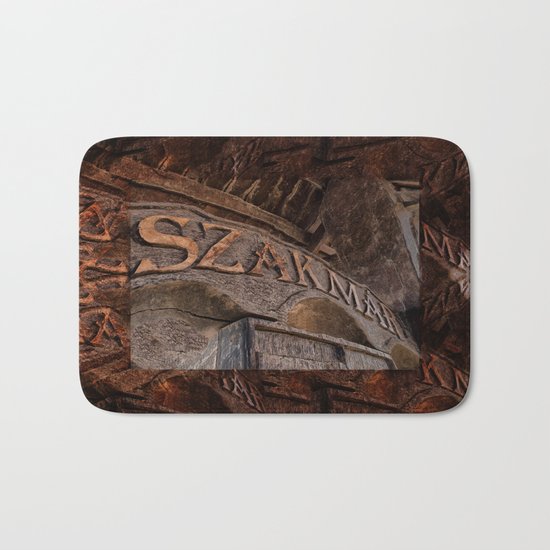 Hungary - Szakmar - Sign Bath Mat