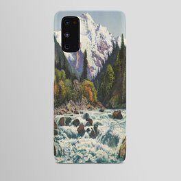 Mountains Forest Rocky River Android Case