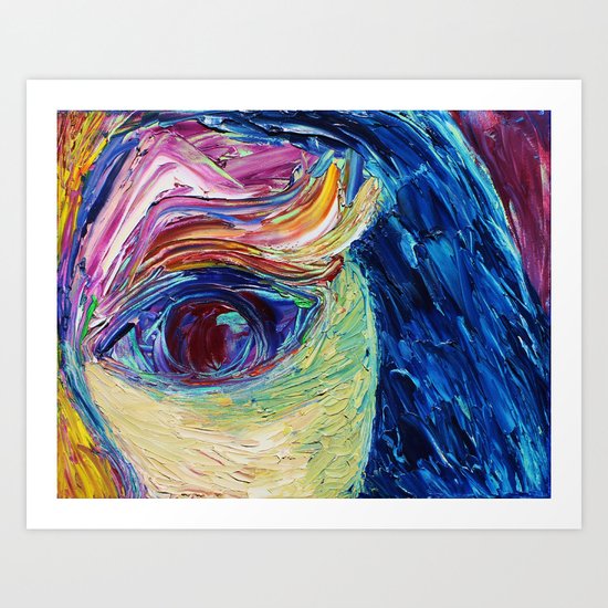 One look Art Print