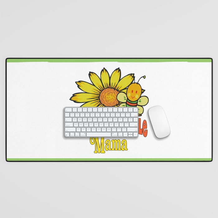 Unbelievable Mama Sunflowers and Bees Desk Mat