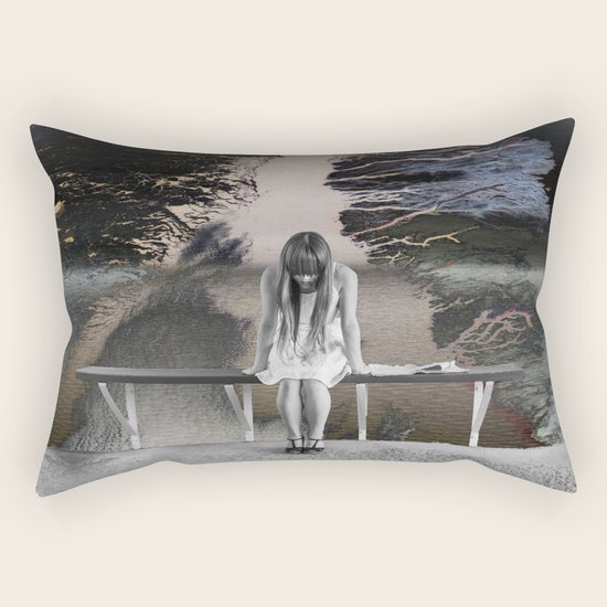 Waiting Rectangular Pillow